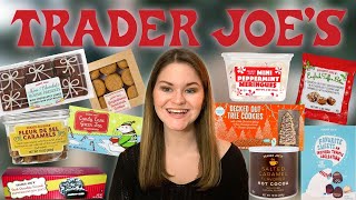 Trying all the Seasonal Christmas Treats at Trader Joe's!