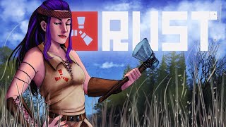 Учу ДЕВУШКУ играть в RUST! 0 ЧАСОВ! Или НОВИЧОК в РАСТ! Classic Rust