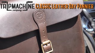 Royal Enfield Classic 350 REborn and the Classic leather Day Pannier By TripMachine Co!