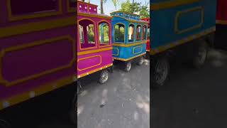 used amusement park equipment trackless train rides for sale