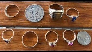 Metal Detecting Gold Rings - The Drive In Movie Youtube Video - How To Find Rings & Silver Coins