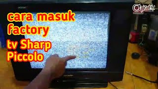 Cara masuk servis mode menu factory tv Sharp