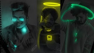 3D Glowing Sketch Photo editing tutorial | PicsArt Tutorial - Taukeer Editz