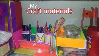 My craft materials / Easy Crafts