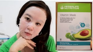 VITAMIN FACIAL MASK -HERBALIFE + Honest Review// Frances Joy