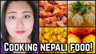 COOKING NEPALESE CUISINE FOR MY COUSINS | COOKING UP A STORM LIKE A BOSS - VLOG #16