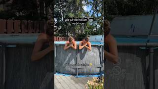 Einfach den ganzen Tag SO im Pool hängen 😂 | #lesotwins