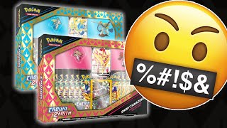 The WORST Zacian & Zamazenta Crown Zenith Boxes!!