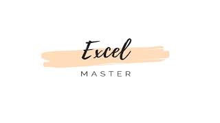 MyExcelMaster