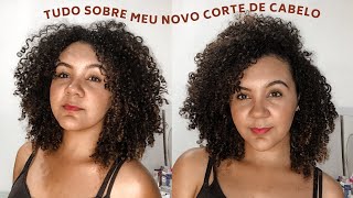 TRANSFORMEI MEU CABELO COM O CORTE EM CAMADAS| Fui no salão especializado em cachos