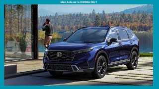 MON AVIS SUR LE HONDA CRV