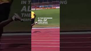 Have you seen this video of Usain Bolt warming up?