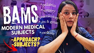 Modern science subjects in *BAMS✅👩‍⚕Medicine, surgery, pharmacology & lot more | Kritika Pandey