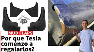 Por que Tesla comenzó a regalar Mud Flaps?