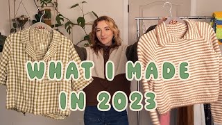 from knitting to sewing: what I made in 2023