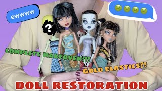 FANTASTIC FOUR - MONSTER HIGH DOLL RESTORATION !