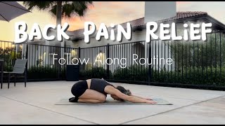 Stretches For A Tight Back | Back Pain Relief | Follow Along Stretch For Back Pain