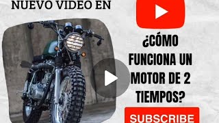 ¿Como funciona un motor 2 tiempo?