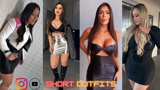 Rock High-Shine Short Dresses | High-Fashion Curvy Skirt Outfits | GRWM Blog