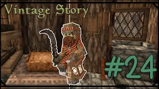 Vintage Story Episode 24: Pies, Storm and Chisels Oh My!