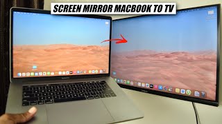 How To Screen Mirror Macbook to TV Wirelessly! (No cable required)