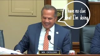 Congressman Thomas Massie puts David Cicilline in his place on his own bill! *clown show continues*