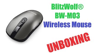 Blitzwolf BW-MO3 wireless mouse - UNBOXING (by Banggood)