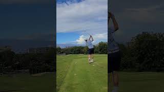 Loving Maui golf with Molokai in view and birds chirping in the back #subscribe #golf #birdie #short