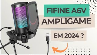 MICROFONE FIFINE A6V AMPLIGAME - Em 2024 o Preço Baixou Muito - MELHOR CUSTO x BENEÍCIO - Unboxing!