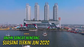 Sekilas di Atas  BAYWALK MALL & Pelabuhan MUARA ANGKE - Drone View 2020