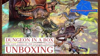 Dungeon in a Box The Lost Lands of the Lizzard Tyrants Unboxing Arctic Dungeon Master