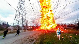 When Electricity Went Out of Control Caught on Camera!