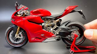 BUILD 1/12 Ducati 1199 Panigale S - tamiya 1:12 scale miniature plamodel SBK super bike MotoGP