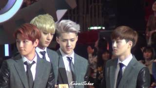 [Fancam] 131122 MAMA - Album of the Year (EXO Sehun focus)