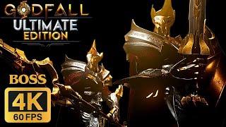 Falcius Diarch Boss Fight - Godfall Ultimate Edition (4K60FPS No Commentary)