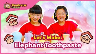 Elephant Toothpaste Science Experiments | DIY at Home | Playhouse Channel