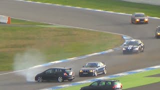 Highlights Trackday ACTION Spins Crash and nice Cars Hockenheimring 15.11.14