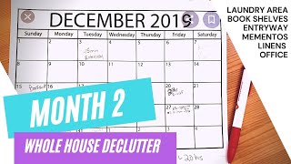 'Your Uncluttered Home' Month 2 (of 3) Decluttering my whole house.