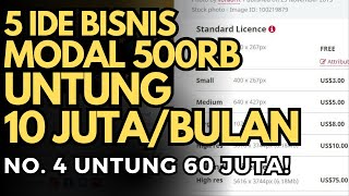 5 IDE BISNIS UNTUK ANAK MUDA MODAL 500 RIBU UNTUNG 10 JUTA SEBULAN ! - peluang usaha di desa