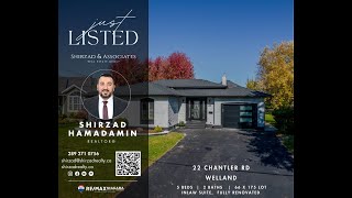 Just Listed - 22 Chantler Rd welland Ontario