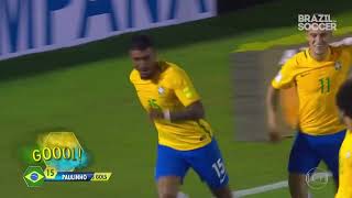 Uruguai 1 x 4 Brasil (Hat-Trick de Paulinho) • Eliminatórias da Copa 2017 Gols e Melhores Momentos