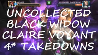 How to Beat Uncollected Black Widow Claire Voyant | 4 Challenge | BWCV | MARVEL CONTEST OF CHAMPIONS