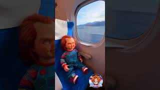 CHUCKY VIAJA EN TREN BALA ( Shinkansen ) 😨😱🤯 #chucky