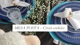 Mesa posta Páscoa Cristã - Tema cordeiro lúdico | MULHERES ATUAIS