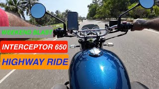 Royal Enfield Interceptor 650 - Highway Ride - Weekend Blast - Real Joy