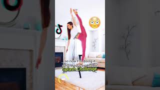 Splash Challenge Flexibility Edition | Tiktok By Anna Mcnulty #shorts