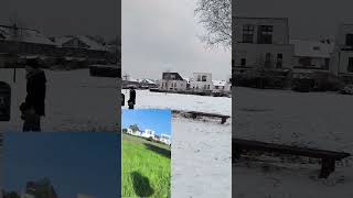 #snow before and after #snow Man #christmas  time #happy Christmas 🎄#germany #viralvideo