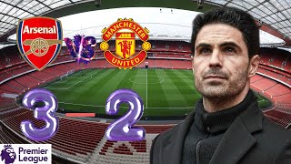 Mikel Arteta post-match interview after Arsenal 3 - 2 Manchester United