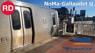 WMATA, MARC and Amtrak at NoMa-Gallaudet University