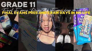 vlog : grade 11 final exams | preps + studying | South African YouTuber